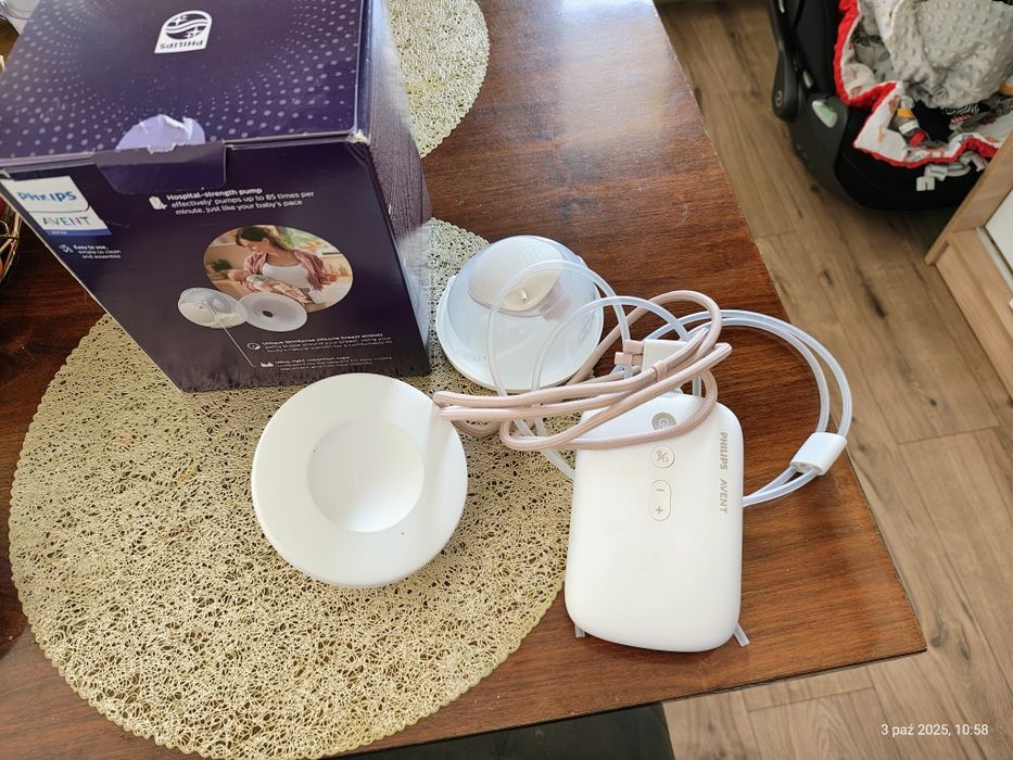 Laktator Philips Avent Hands Free – gwarancja, używany 2 mies.