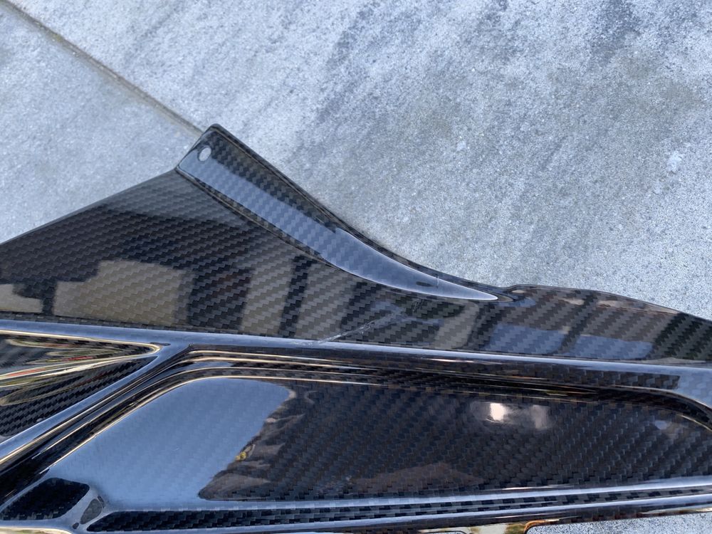 BMW S1000RR K46 lewa osłona zbiornika, ramy owiewka carbon