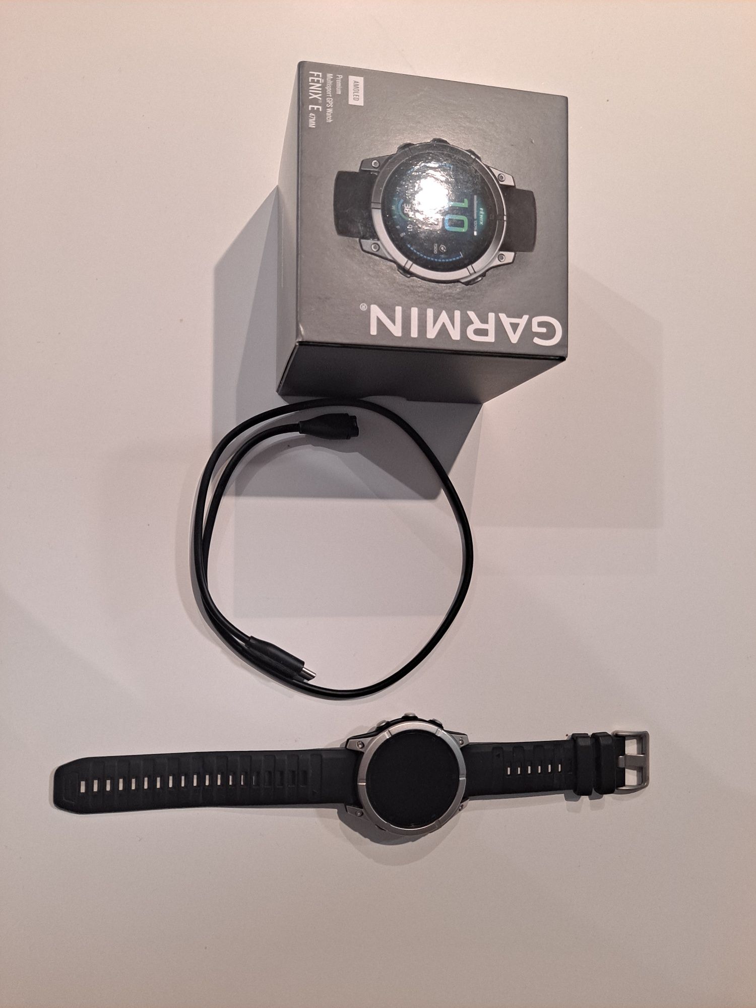 Garmin Fenix E – Srebrny, 47 mm – Jak Nowy!

Sprzedam zegarek Garmin F