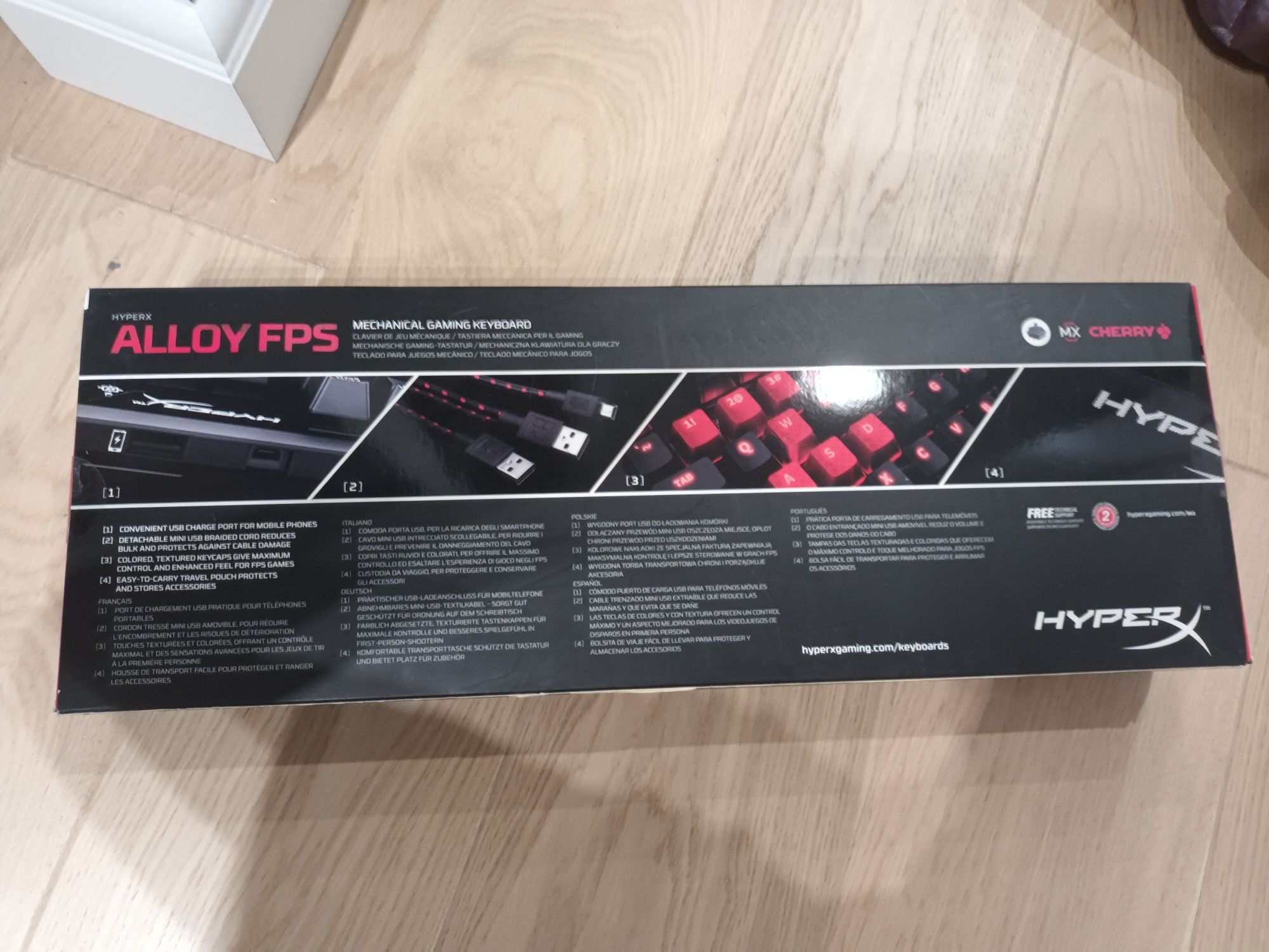 Klawiatura gamingowa Hyper x Alloy FPS