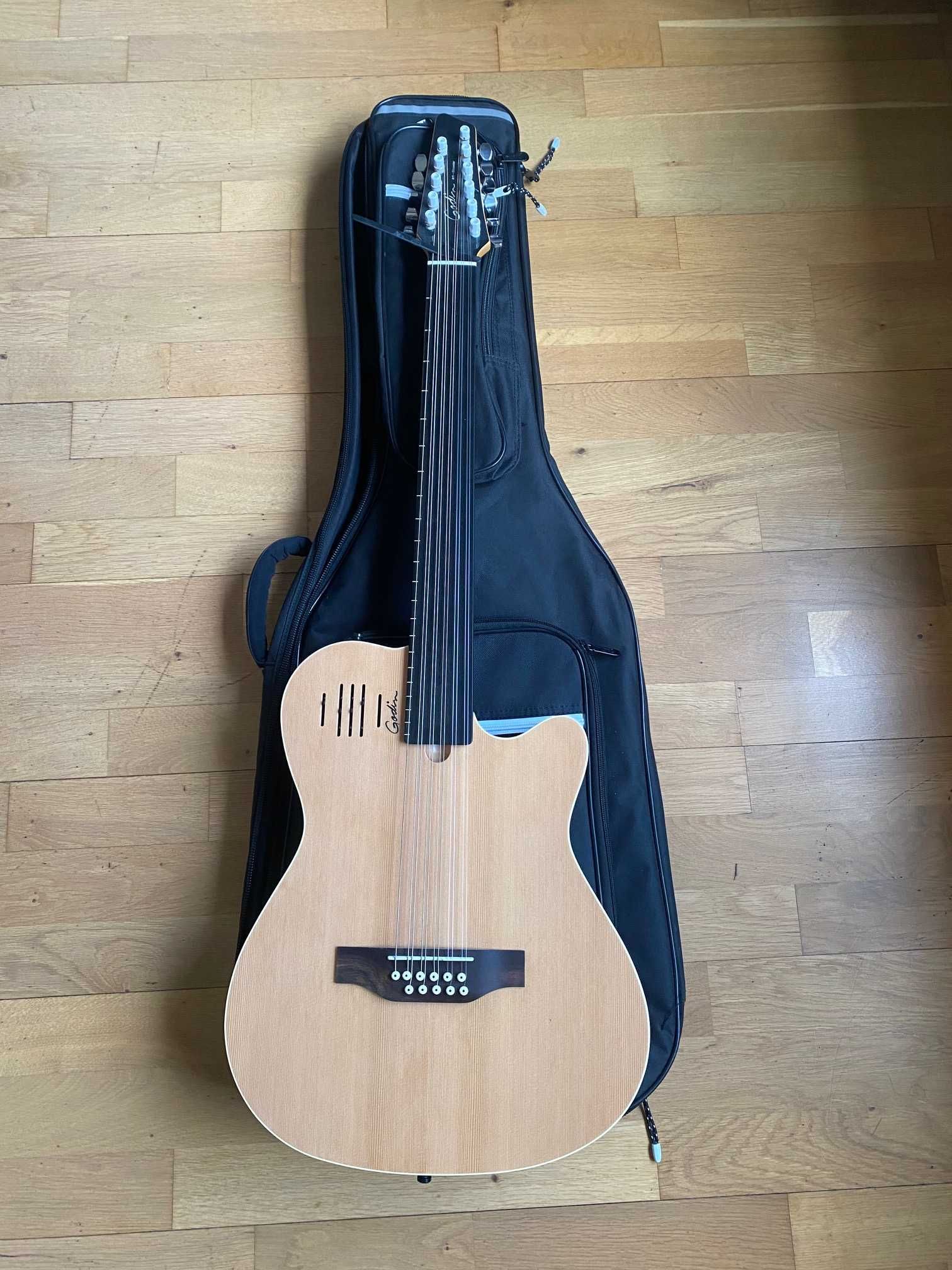 Godin A11 Glissentar A 11 strunowa gitara bezprogowa fretless Canada