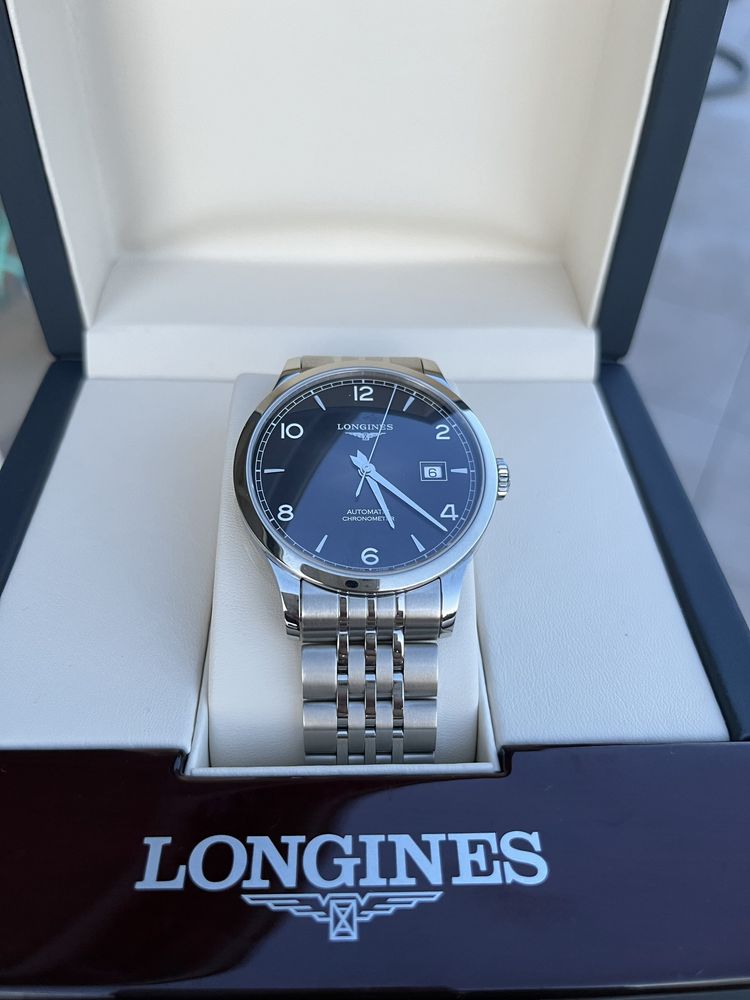 Nowy zegarek Longines Record 40mm REF: L2.821.4.56.6