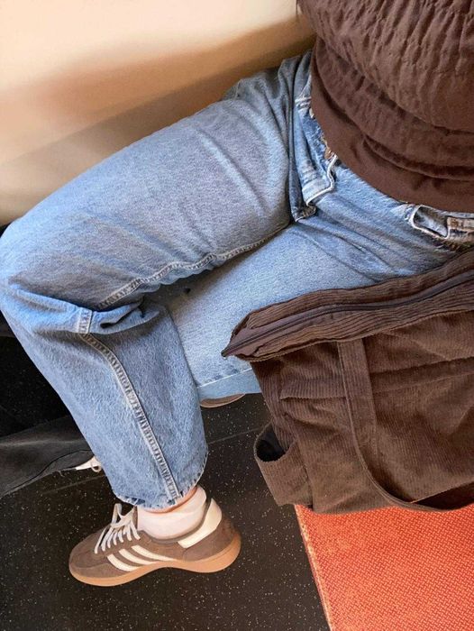 Calças de Ganga Straight Fit