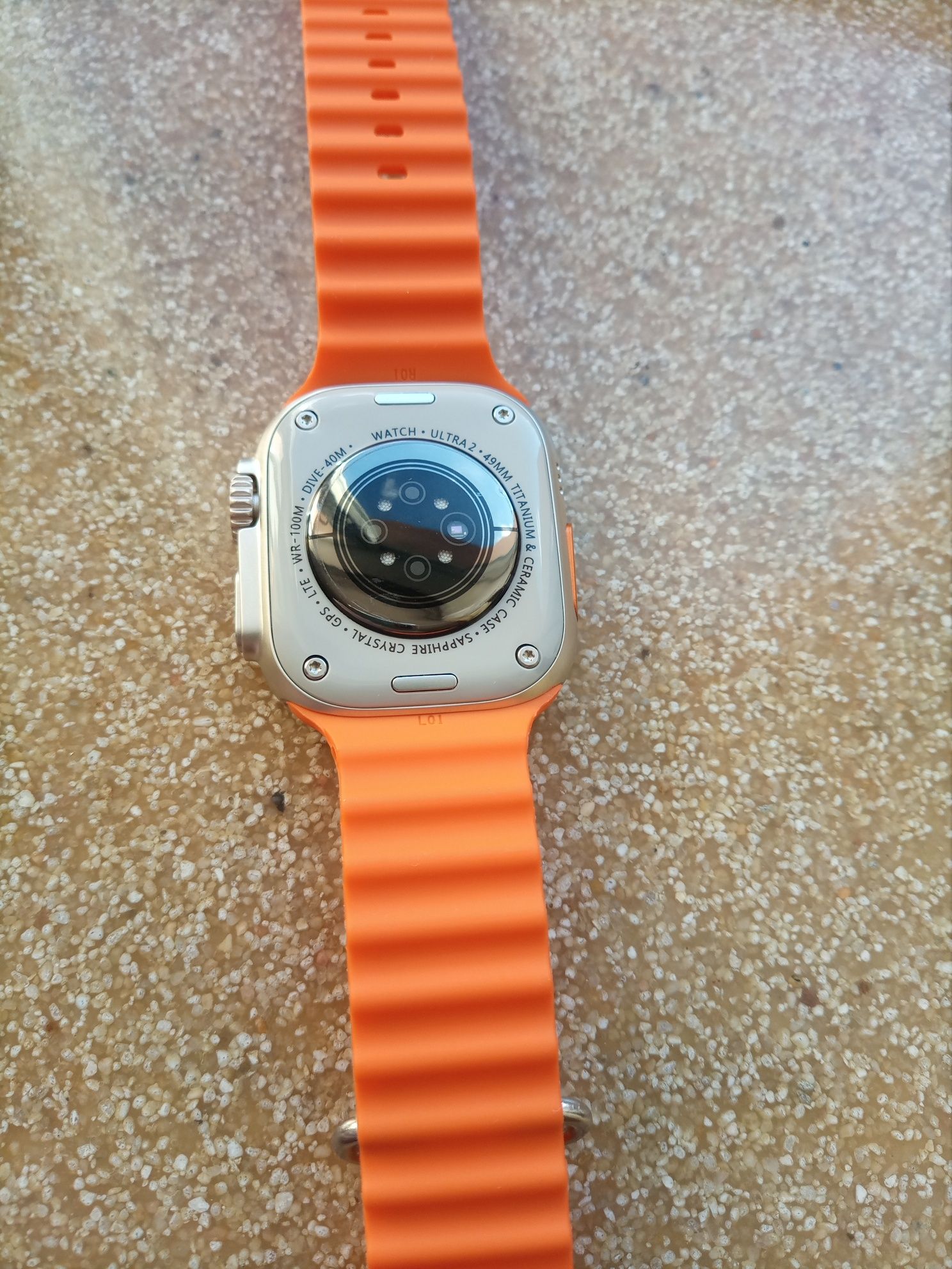 Годинник Watch ultra 49 з титановим кейсом по типу Apple watch