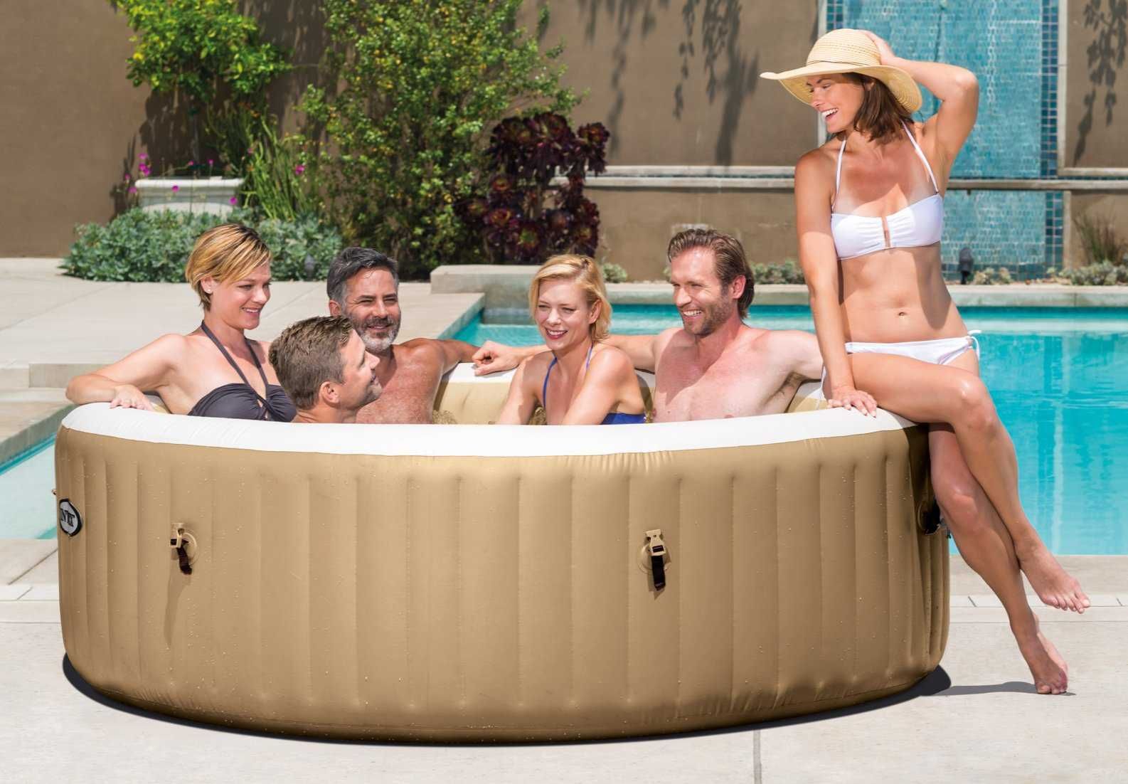 Basen z hydromasażem INTEX 28428 Pure Spa Jacuzzi dmuchane 6 osobowe