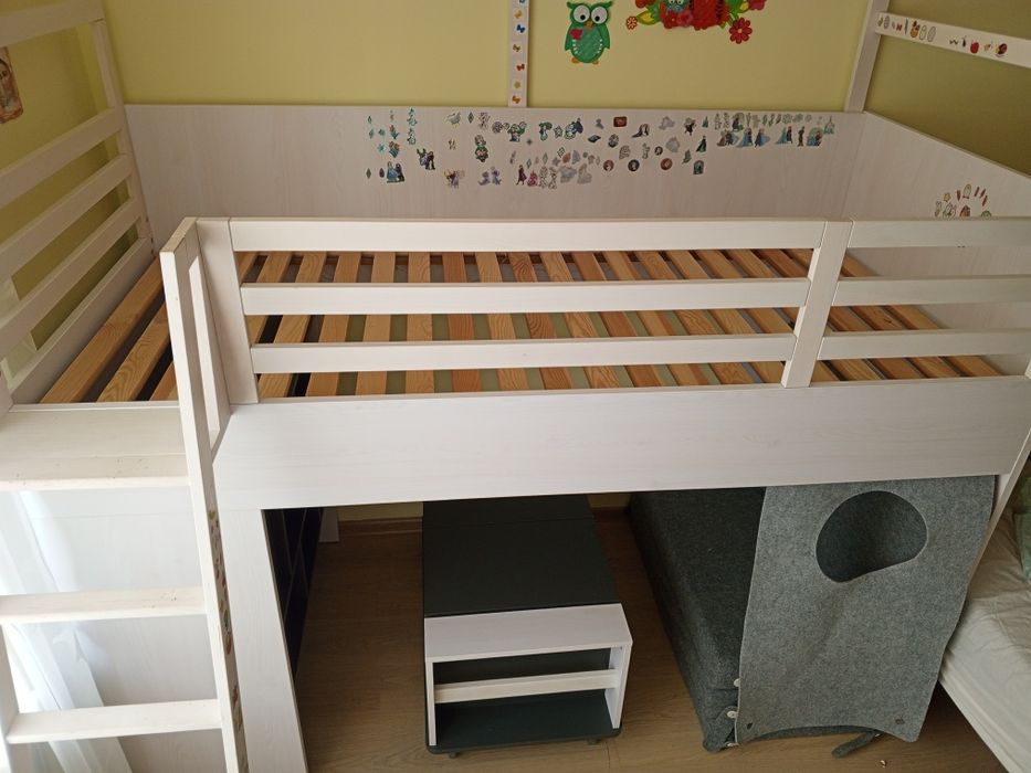 Łóżko piętrowe Vox kolekcji Nest + dodatki Vox meble. Dowóz do 10 km.