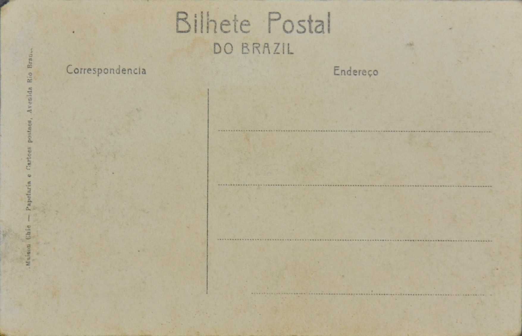 Postal “Bilhete postal do Brazil – Theatro Municipal, Rio de Janeiro”