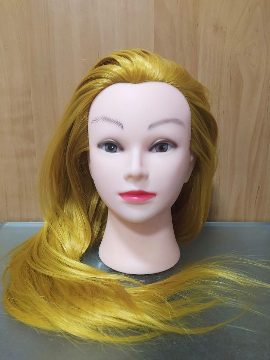 Манекен для зачісок, термо-болванка, голова учбова, маникен+ штатив