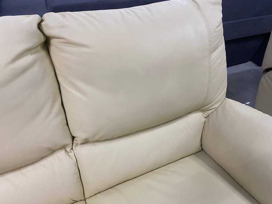 Кожаный диван. Шкіряний диван. Італія, CALIA ITALI. Бежевий диван.