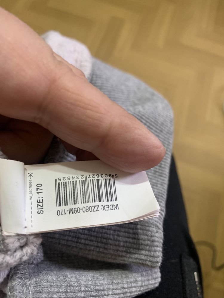 Bluza męska szara z nadrukiem Reserved roz. M