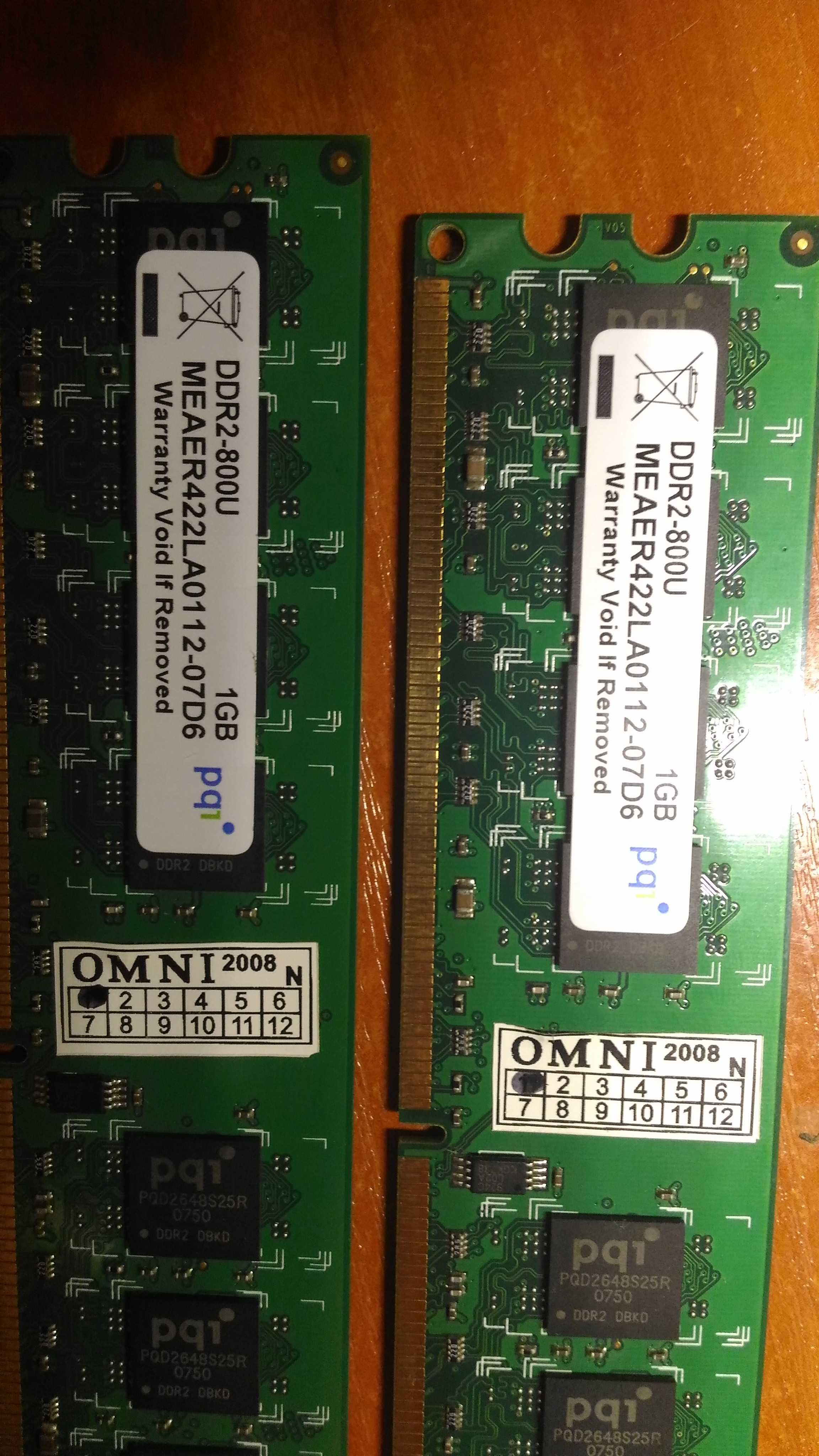 Оперативная память DDR2-800 1048MB Pg1