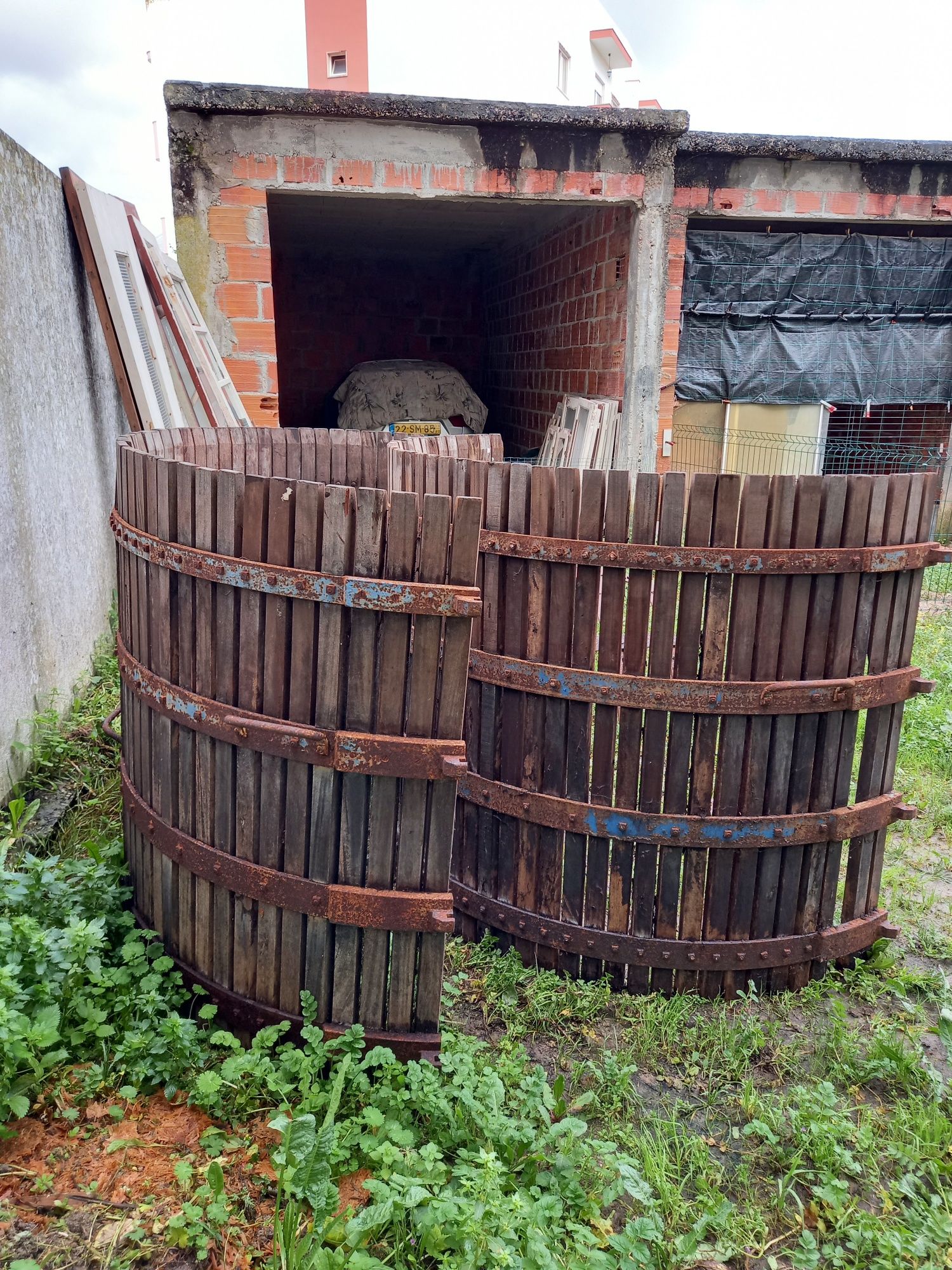 Chinço para prensa de uvas