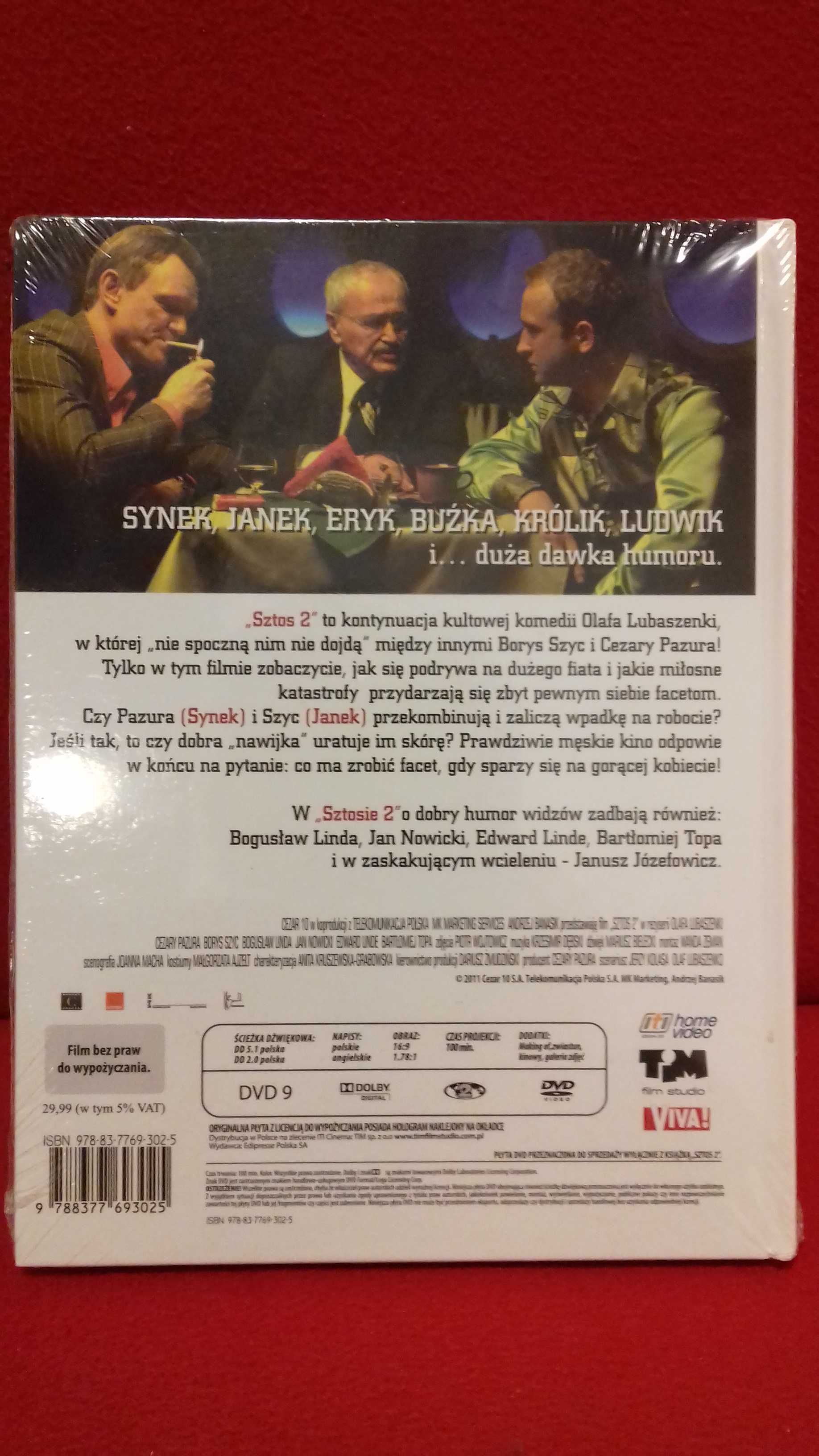 Sztos 2 DVD Nowy, folia, unikat.