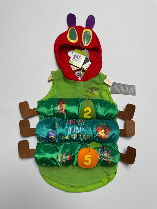 80 86 George Hungry Caterpillar gąsienica kostium strój przebranie