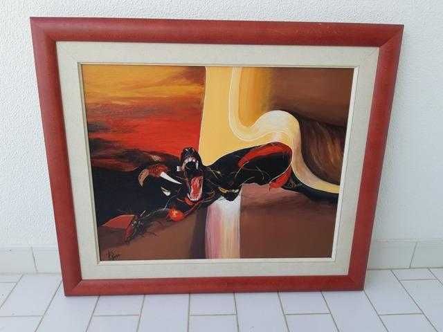 Quadro "A Fúria" (óleo sobre tela)