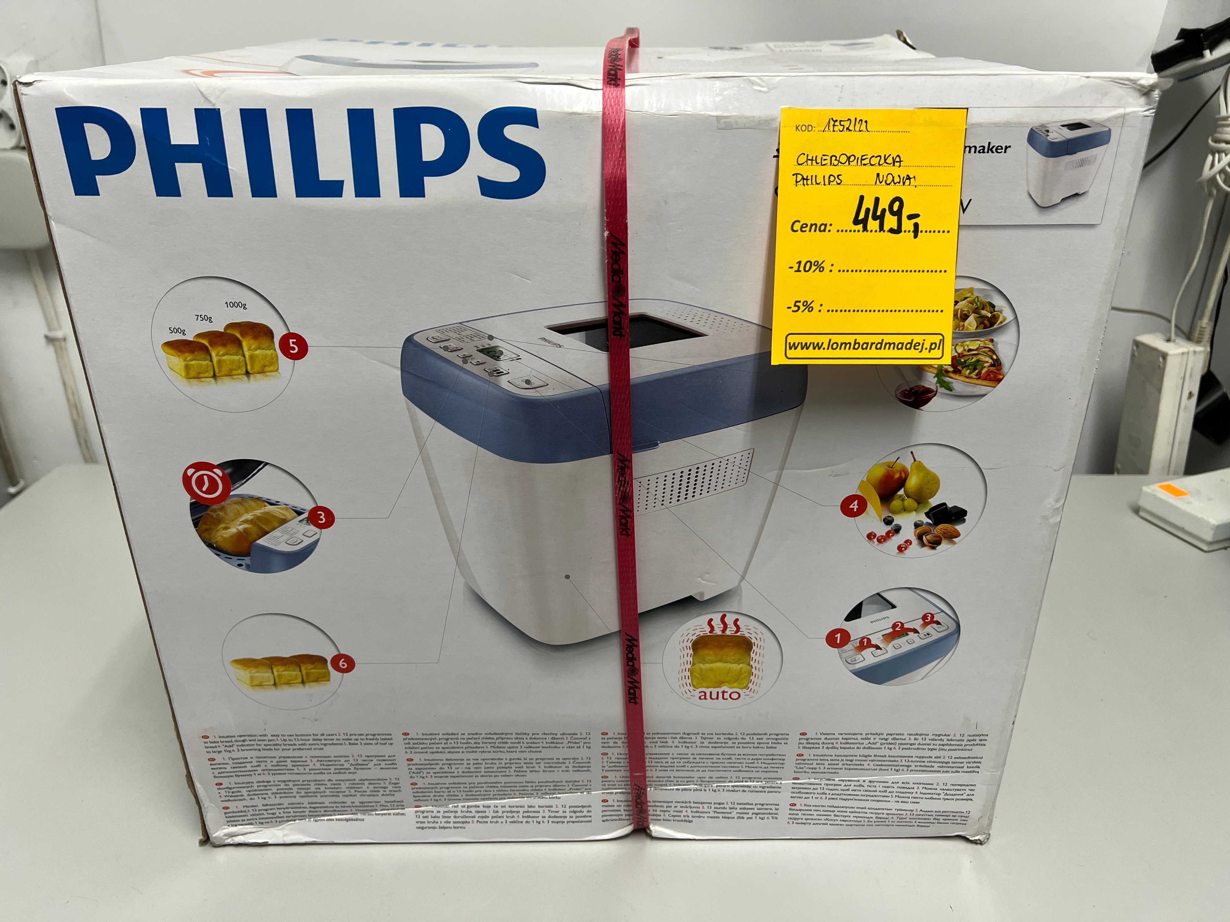 Wypiekacz do chleba Philips HD9020 NOWY * Lombard Madej Gorlice