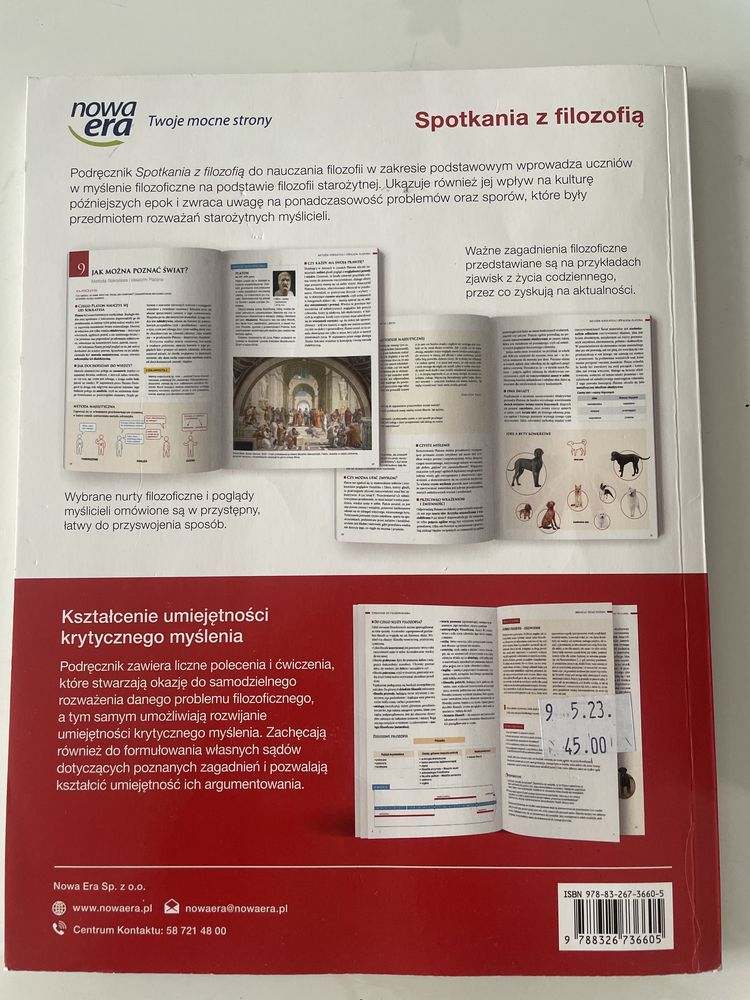 Nowy podręcznik spotkanie z filozofią