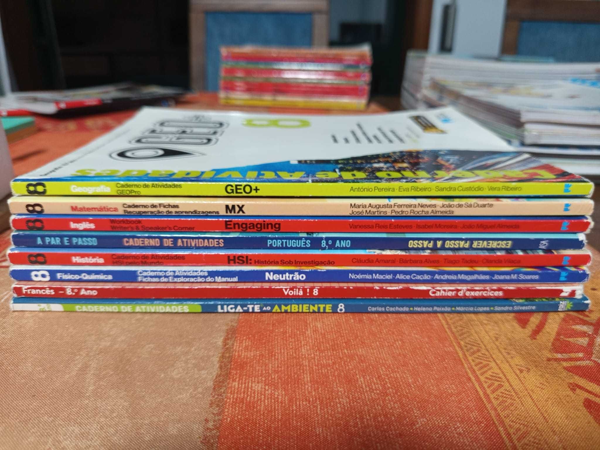 Cadernos de atividade do 8ºAno