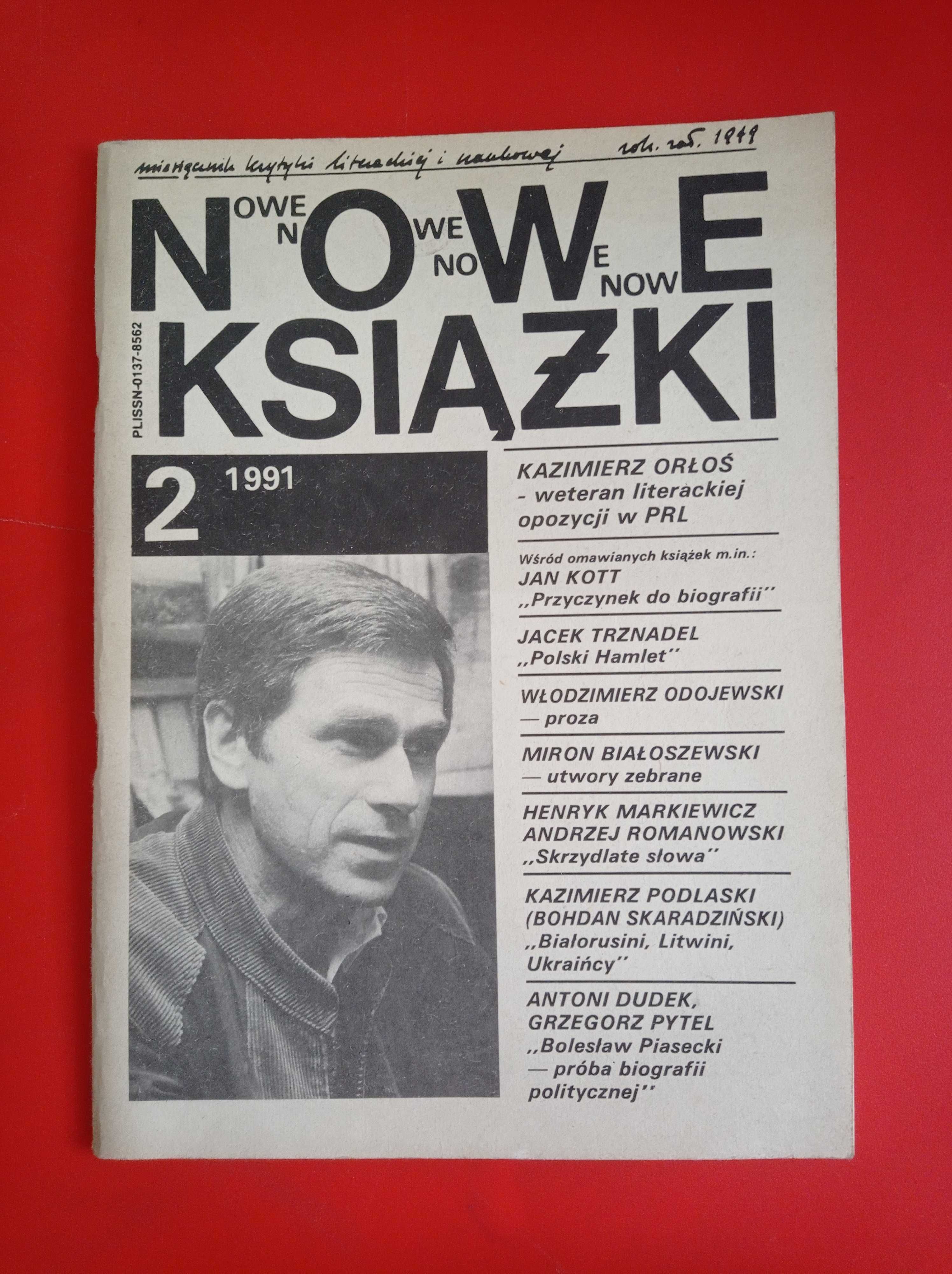 Nowe książki, nr 2, luty 1991, Kazimierz Orłoś