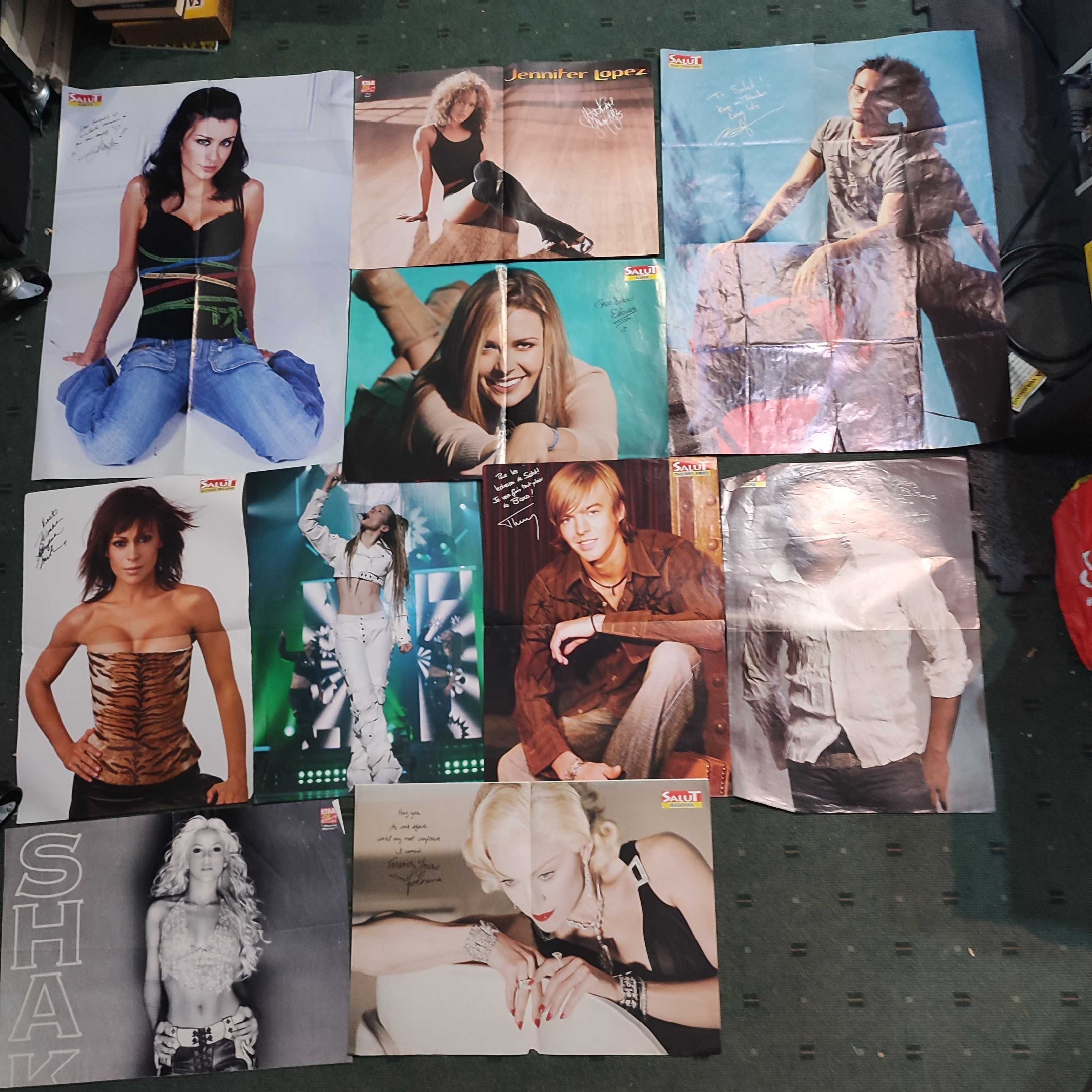 Lote 70 Posters antigos Música/Cinema