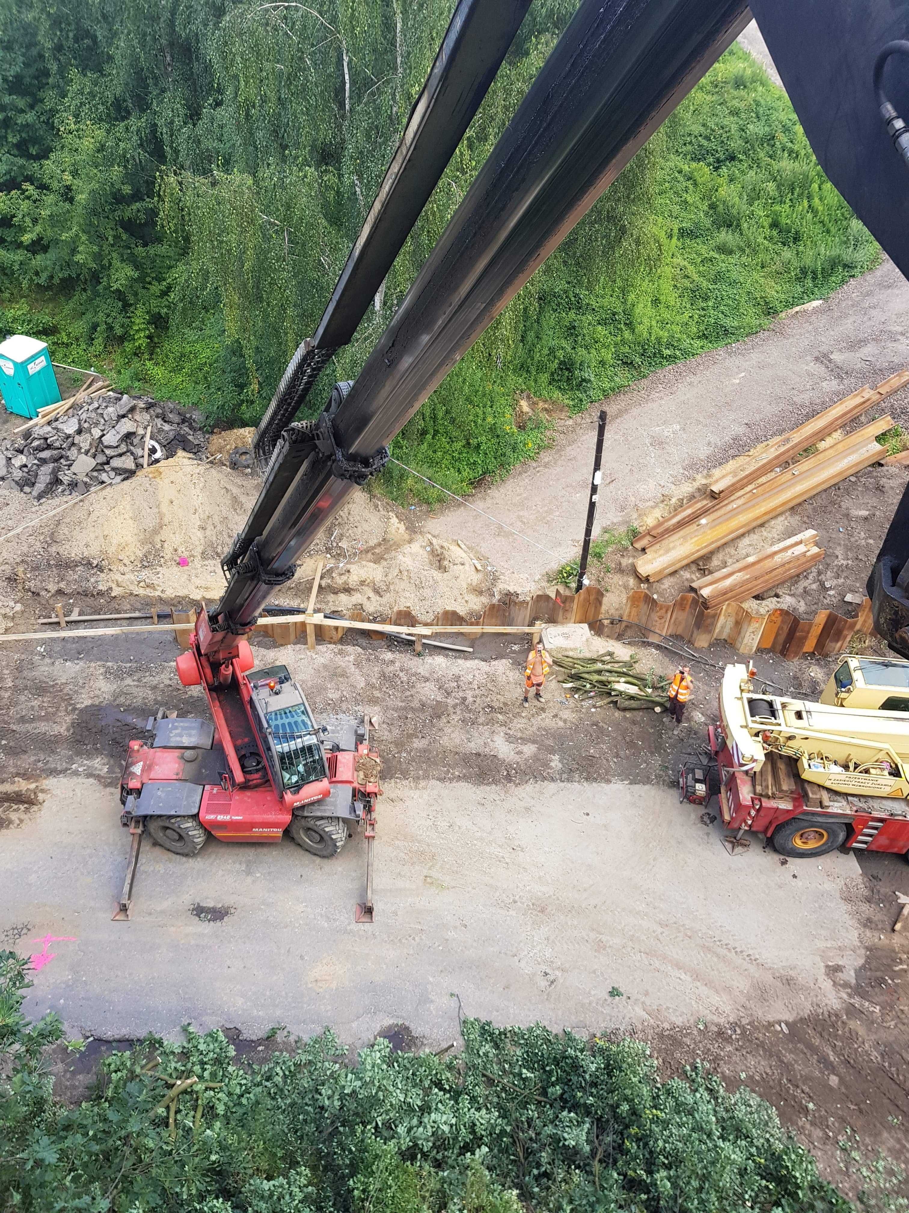 WYNAJEM Manitou MRT MERLO ładowarka teleskopowa obrotowa podnośnik