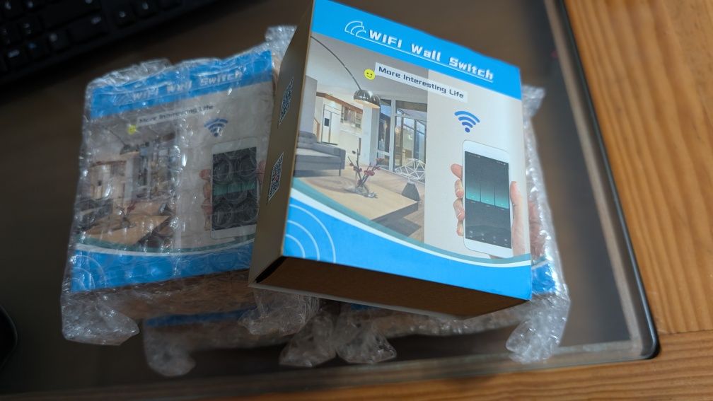 Interruptor de parede completo Wifi 2.4Ghz Homeassistant