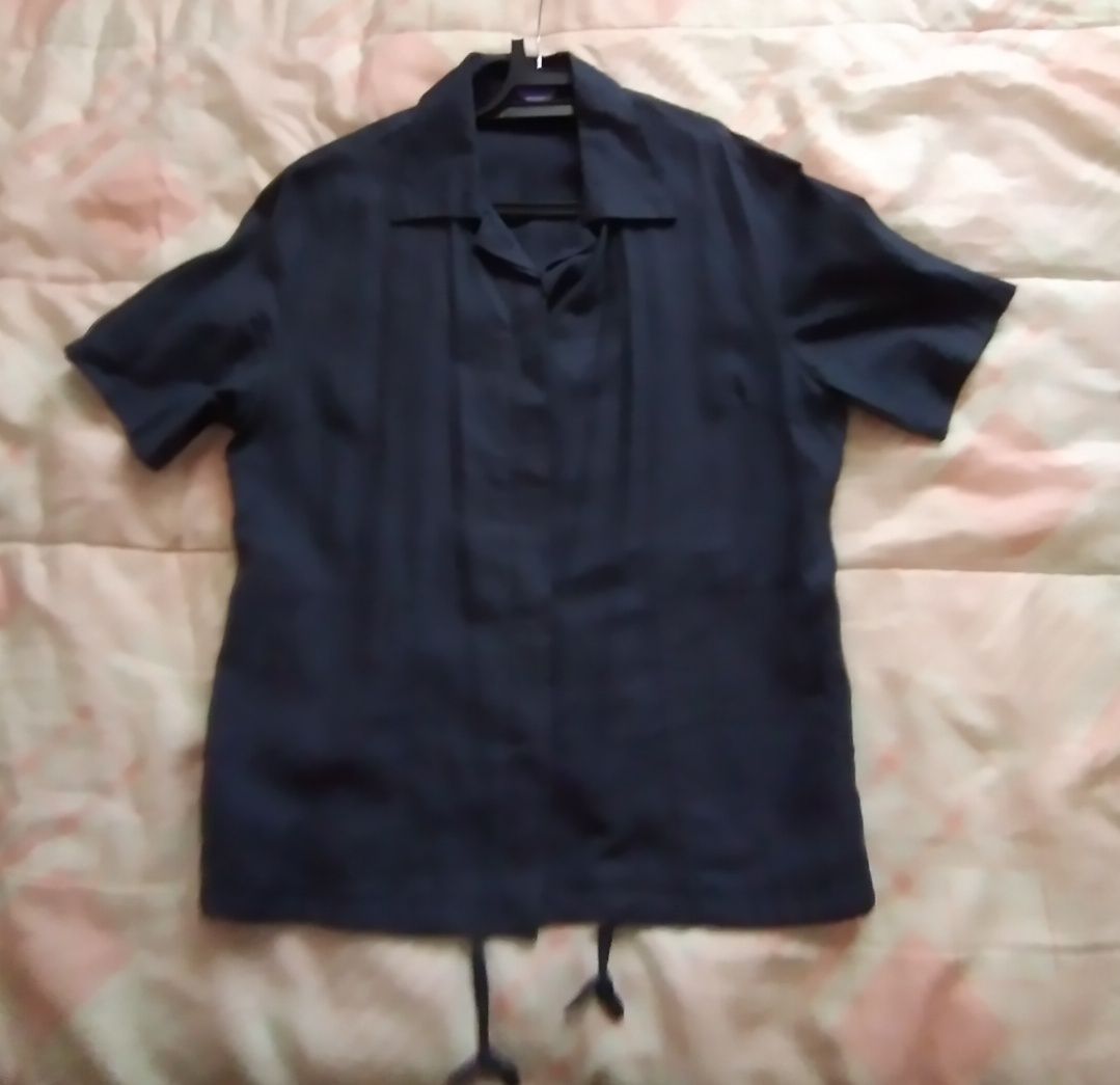 Blusa com linho, tamanho L