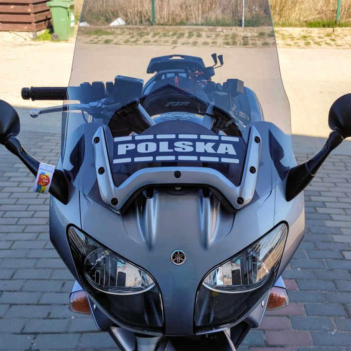 Naklejka POLSKA na szybę motocykl 25 cm x 6 cm