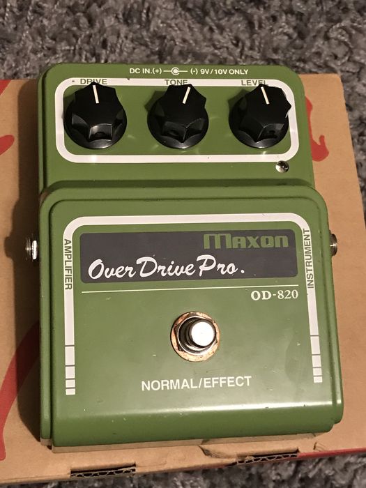 Pedal de Guitarra Maxon OD-820 Overdrive Pro MIJ
