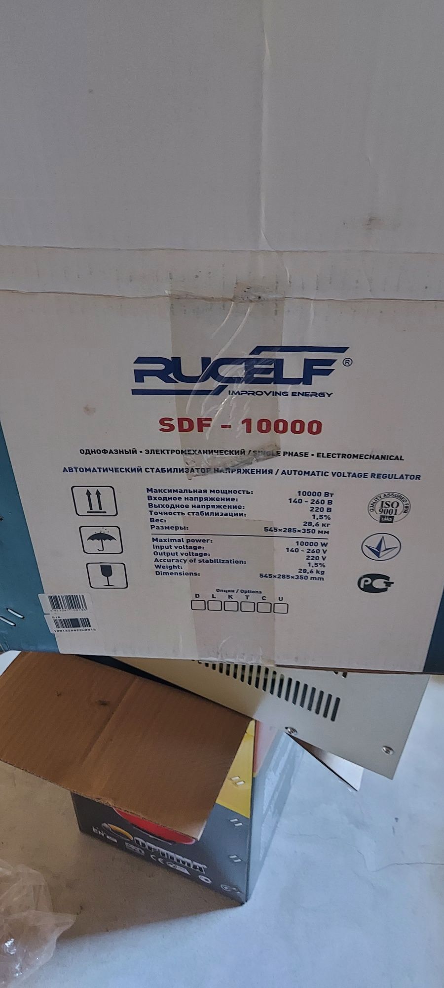 Стабилизатор напряжения RUCELF SDF 10000