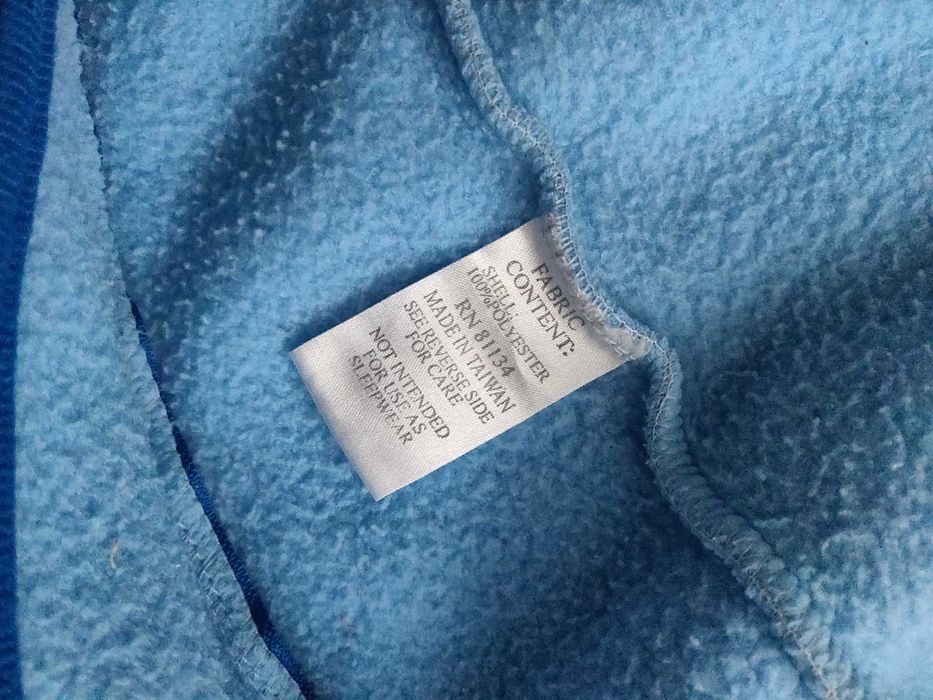 Флисовый человечек - пижама Pistachio на 2 года, голубого цвета