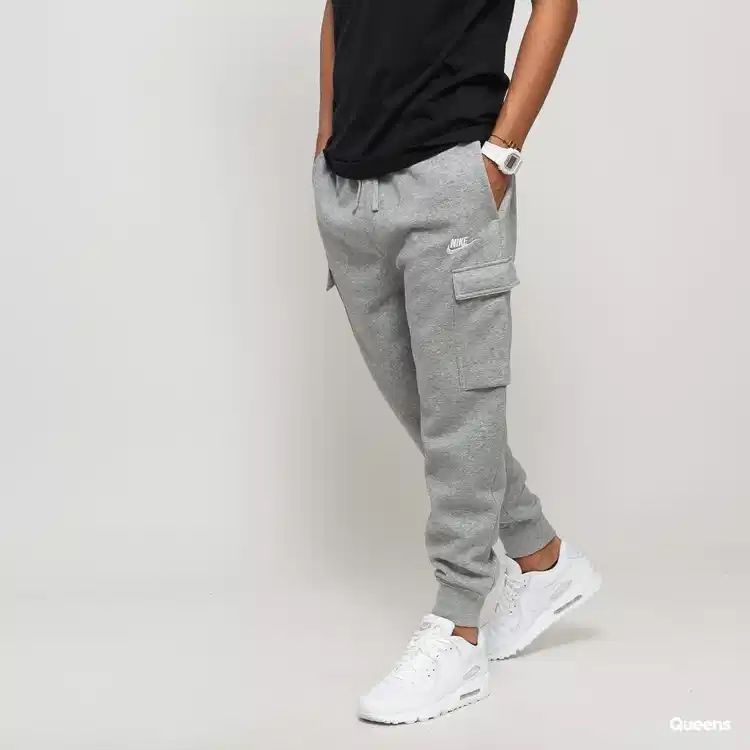Мужские Карго Штаны Nike NSW Tech Fleece Серые Оригинал XL-XXL