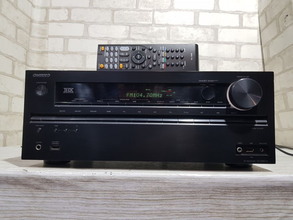 Пульт! 7.2 AV ресивер ONKYO TX-NR616, HDMI, USB, 4К, Flac,б/у