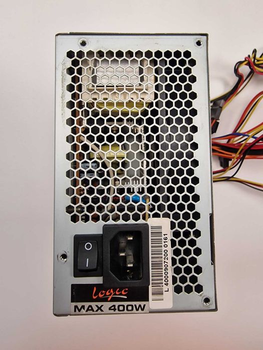Logic 400ATX – 400 W, zasilacz ATX sprawny, duży wentylator 12 cm