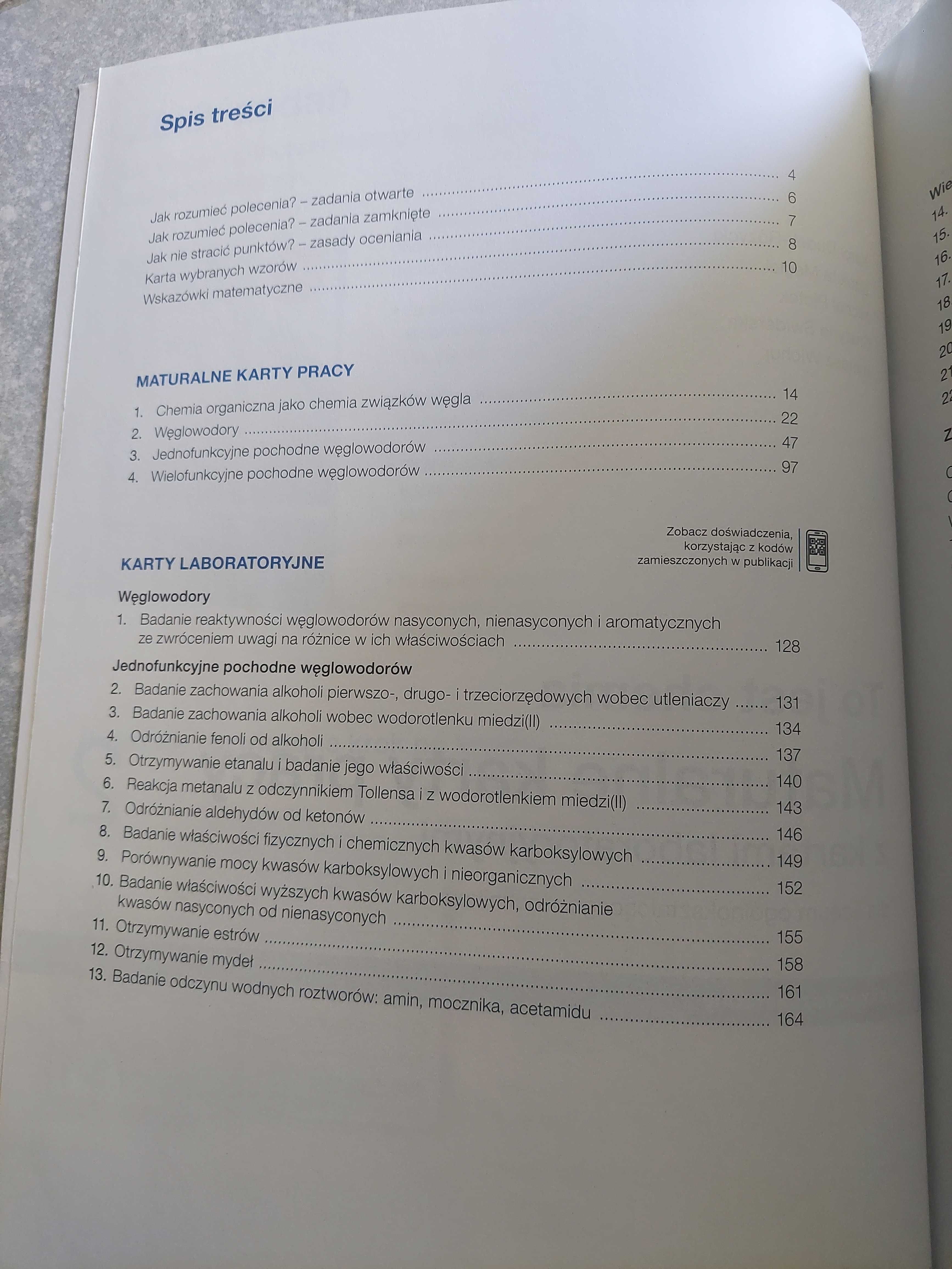 To jest chemia 2, Maturalne karty pracy, zakres rozszerzony