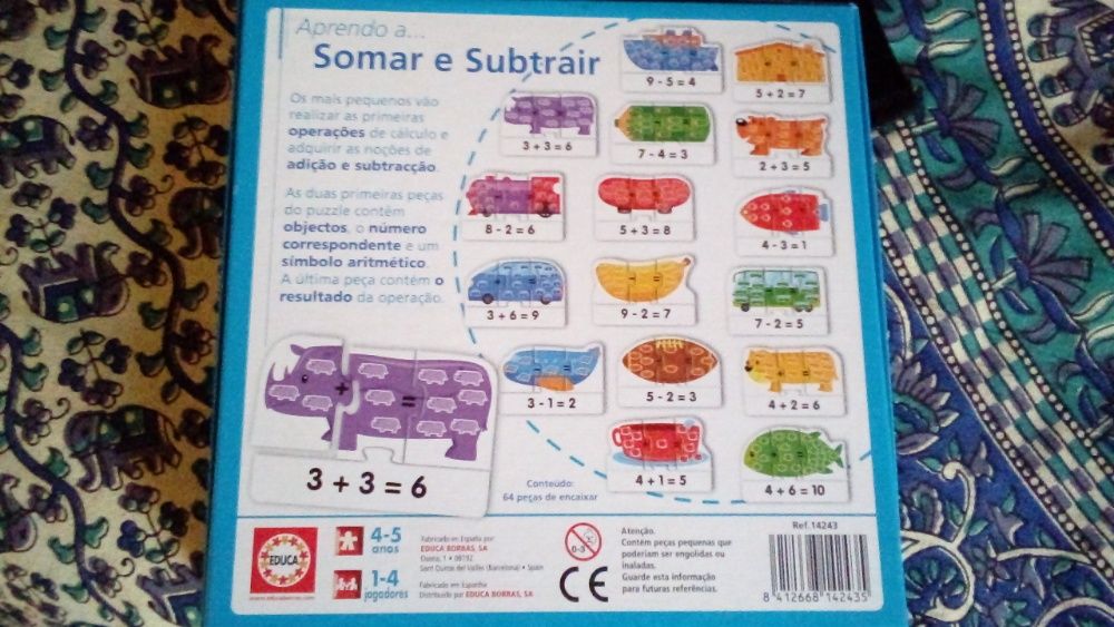 Jogo "Aprendo a... Somar e Subtrair" - Educa