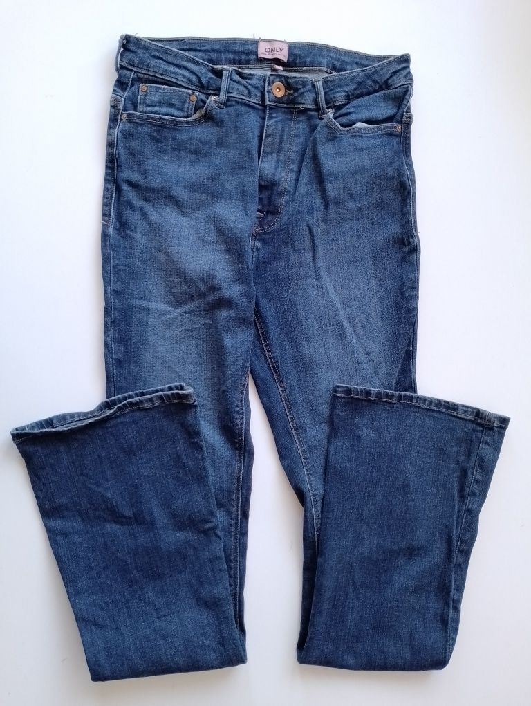 Spodnie dzwony z rozszerzanymi nogawkami only tall jeans M/32   38/32