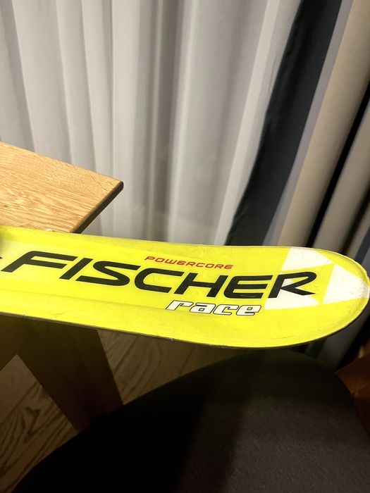 Narty używane Fischer Race RC4 80cm kije gratis