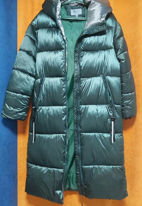 Зимове стьобане пальто