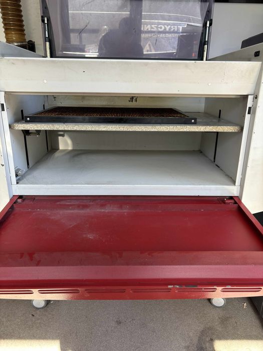 Laser co2 Trotec Speedy 300 - przystawka obrotowa, plaster miodu