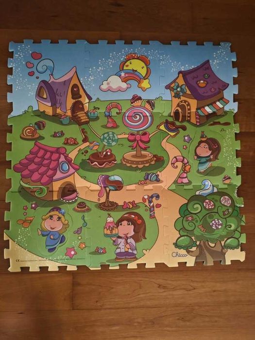 Chicco Brinquedos Tapete Puzzle Doces