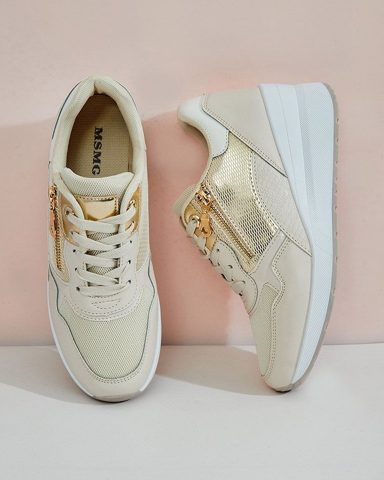 2 KOLORY 36 37 38 sneakersy 39 40 41 ze wstawkami lakierowanymi koturn