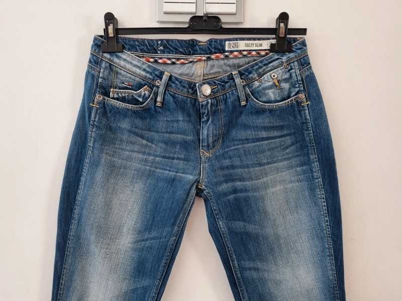 Oryginalne jeansy Tommy Hilfiger Suzzy Slim biodrówki W27 L32