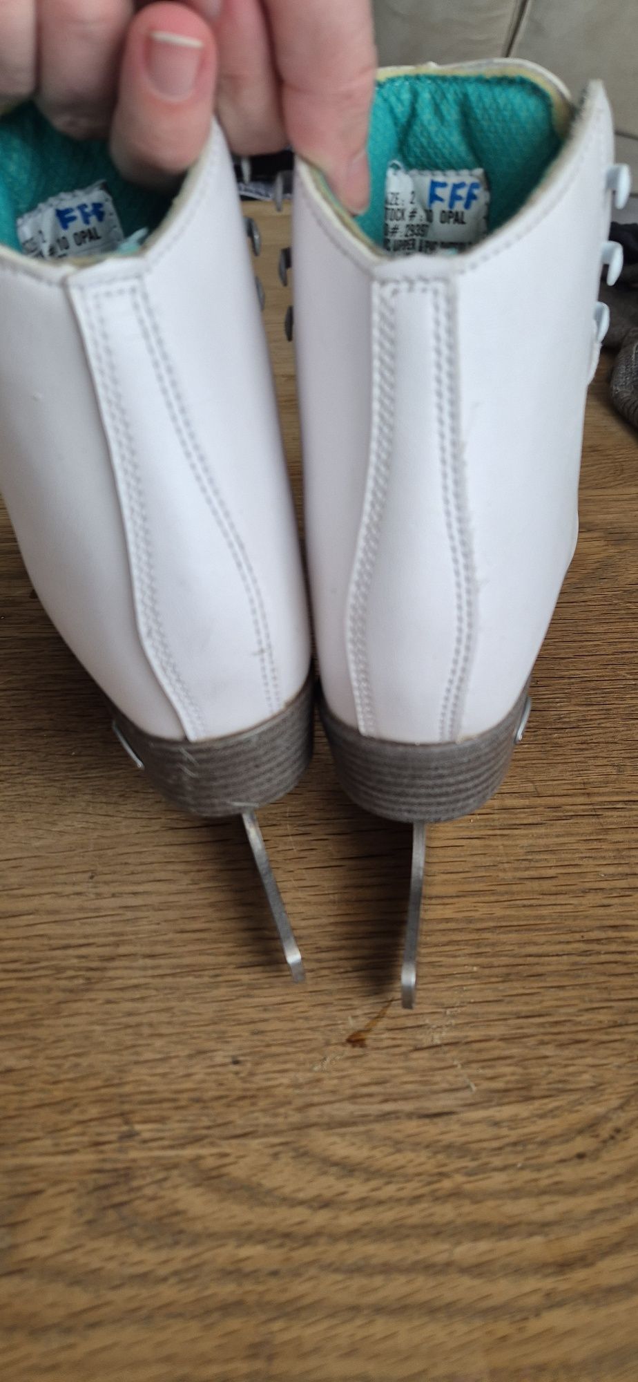 Łyżwy figurowe Riedell Opal white, jak nowe. Rozmiar 2 (34,5 EU)