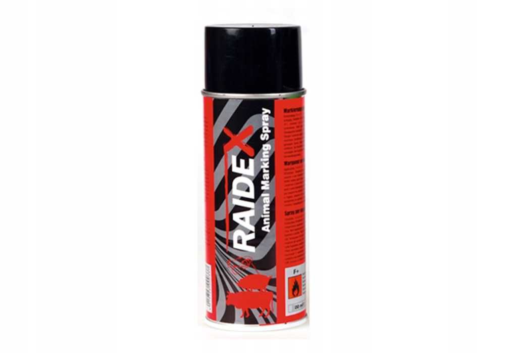 Spray farba RAIDEX do znakowania zwierząt 3 kolory - 12 SZT