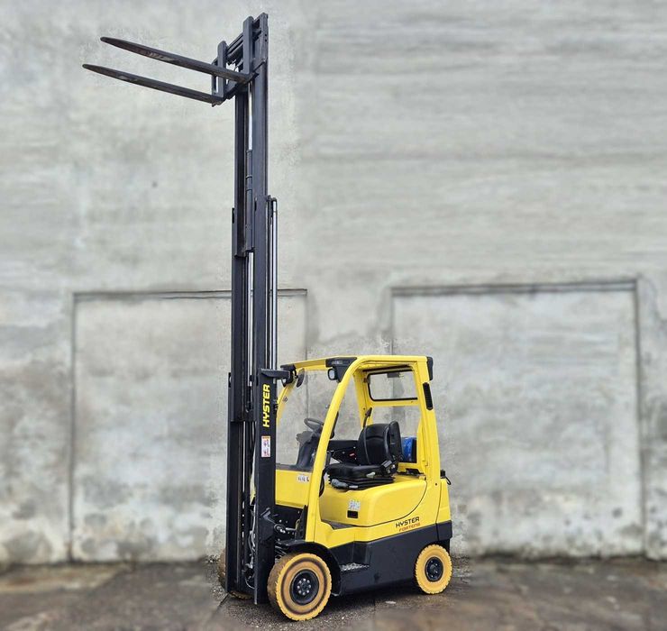 Wózek widłowy Hyster • 1800kg • TRIPLEX • wolny skok • przesuw boczny