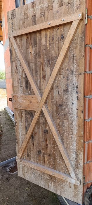 Drzwi zewnętrzne budowlane, na budowę, tymczasowe