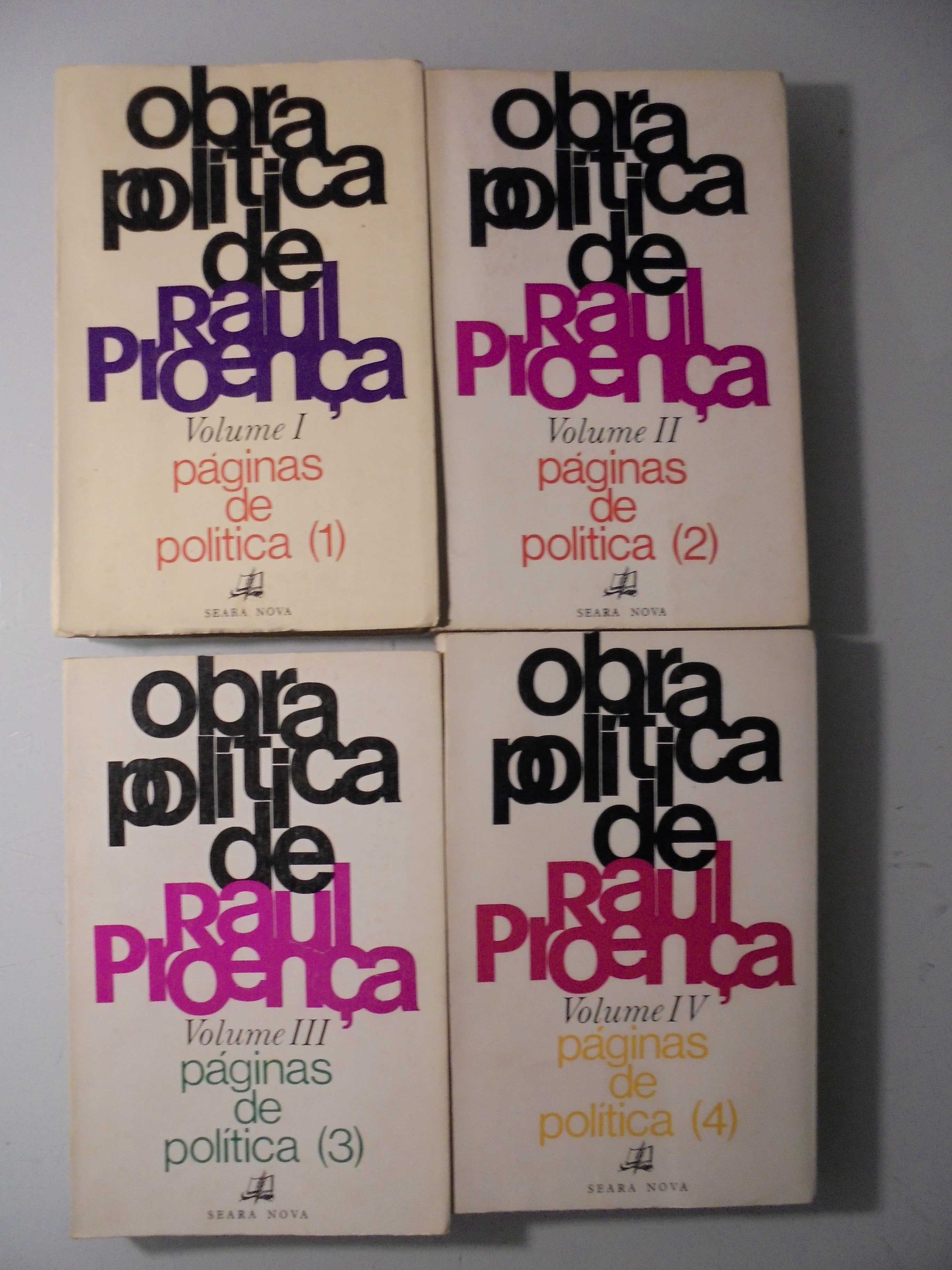 Proênça (Raul);Obra Política-4 Volumes (Completo)
