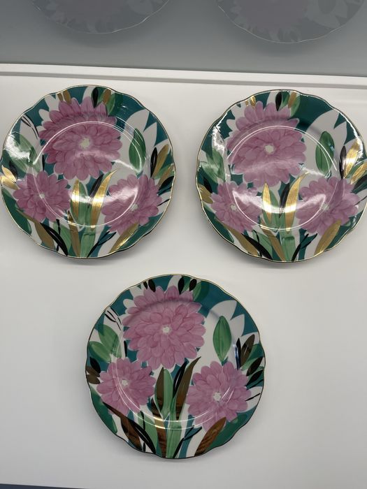 Тарелки Дулево, (СССР) 1980 года 2-штуки