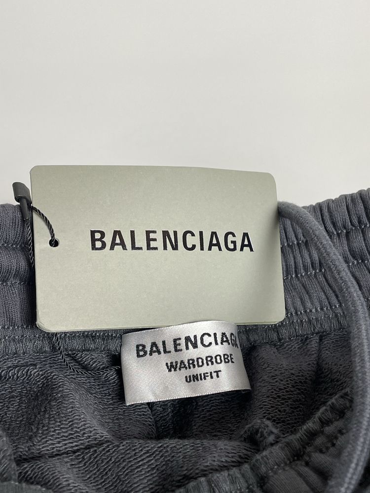 Спортивні штани Balenciaga Political Camping Logo Gray